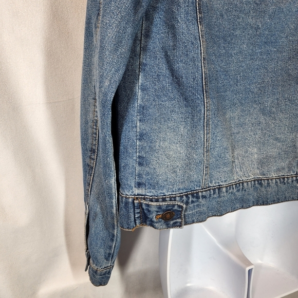 Sky and Sparrow denim corduroy collar jacket - Picture 8 of 10
